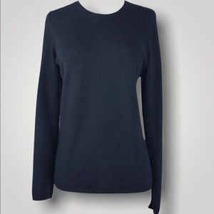Black Cashmere Sweater by McDuff Essentials L